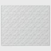 Zwart-wit Chevron Zigzag Strepen Cadeaupapier (Vlak)