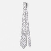 Zwart-wit Chevron Zigzag Strepen Stropdas (Voorkant)