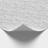 Zwart-wit Chevron Zigzag Stripes Cadeaupapier (Hoek)