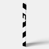 Zwart-wit Chevrons Batterij Hoesje (Achterkant / Rechts)