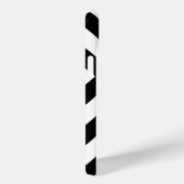 Zwart-wit chevrons Case-Mate iPhone case (Achterkant / Rechts)
