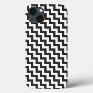Zwart wit Chevrons iPhone 6 Xtreme Hoesje