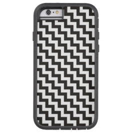Zwart wit Chevrons iPhone 6 Xtreme Hoesje