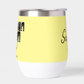 Zwart-wit Chicken Mom gepersonaliseerd (Links)