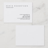 Zwart Wit Chubby Trendy Charmant Visitekaartje (Voorkant / Achterkant)