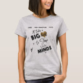 Zwart wit citaat Oppervlaktewaarderen Hartbenaming T-shirt (Voorkant)