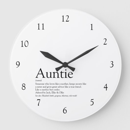 Zwart-wit citaat van de Definitie van Adobe Grote Klok (Voorkant)