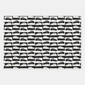 Zwart-wit citroen 2 CV patroon Inpakpapier Vel (Voorkant 3)
