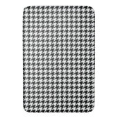 Zwart Wit Classic Houndstooth Check Badmat (Voorkant Verticaal)