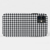 Zwart Wit Classic Houndstooth Check Case-Mate iPhone Case (Achterkant (horizontaal))