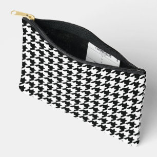 Zwart Wit Classic Houndstooth Check Etui