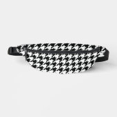 Zwart Wit Classic Houndstooth Check Heuptasje (Voorkant)