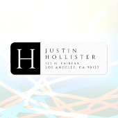 Zwart & Wit | Classy retouradres Etiket