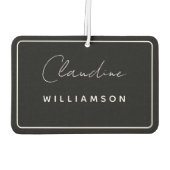 Zwart-wit Claudine Williamson Luchtverfrisser (Achterkant)