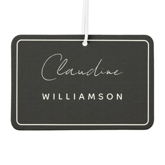 Zwart-wit Claudine Williamson Luchtverfrisser (Achterkant)