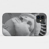 Zwart-wit close-up beeld van vrijheid Case-Mate iPhone case (Achterkant (horizontaal))