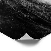 Zwart & Wit Close-up Paardenoog Poster (Hoek)