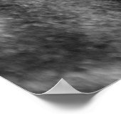 Zwart-wit, close-up paardenoog poster (Hoek)