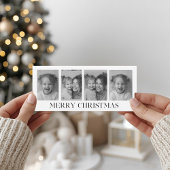 Zwart-wit collage foto vrolijk kerstfeest