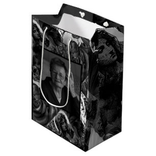 Zwart-wit collage Katholieke christelijke foto Medium Cadeauzakje