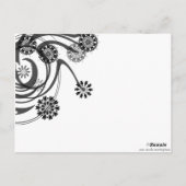 Zwart-wit Collectie Briefkaart (Achterkant)