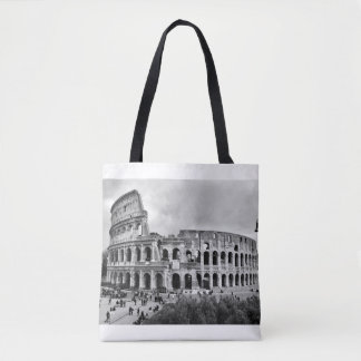 Zwart-wit Colosseum Rome Canvas tas