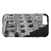 Zwart & Wit Colosseum Stoere iPhone 7 Hoesje (Achterkant (Horizontaal))