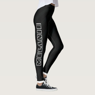 Zwart-wit Comfy Cozy Sportkleding Workout Chic Leggings