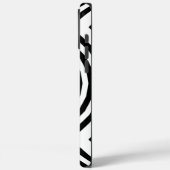 Zwart & Wit Concentrische Cirkels Optische Illusie Case-Mate iPhone Case (Achterkant / Links)