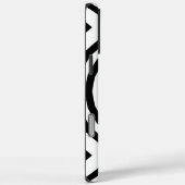 Zwart & Wit Concentrische Cirkels Optische Illusie Case-Mate iPhone Case (Achterkant / Rechts)