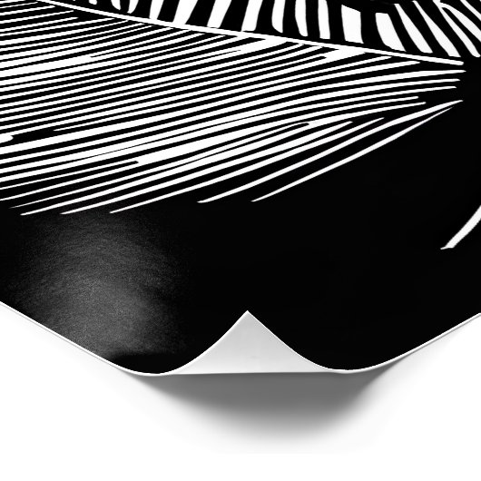 Zwart-wit contrast perfect poster (Hoek)