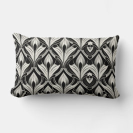 Zwart-wit contrastdoos kussen