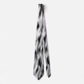 Zwart-wit COOL-patroon Stropdas (Voorkant)