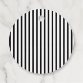 Zwart-wit  Coquette Jubileum Bedankjes Labels (Achterkant)