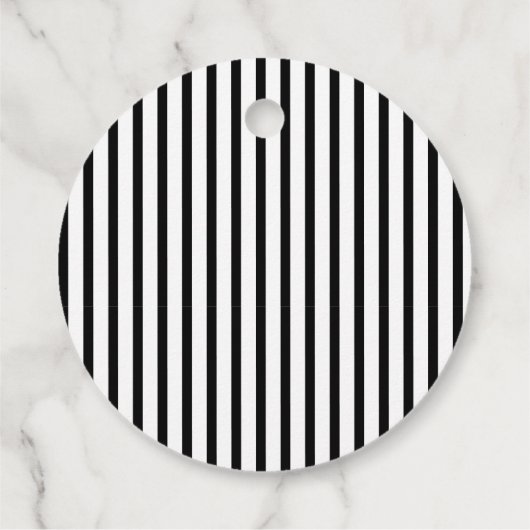 Zwart-wit  Coquette Jubileum Bedankjes Labels (Achterkant)