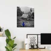 Zwart-wit Creatieve Fotografie Poster (Thuiskantoor)