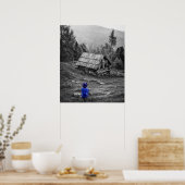 Zwart-wit Creatieve Fotografie Poster (Keuken)