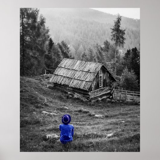 Zwart-wit Creatieve Fotografie Poster (Voorkant)