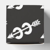 Zwart Wit Cross Country Hardlopen Bedankdoosjes (Bovenkant)