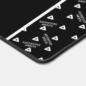 Zwart-wit Custom Desk Mat (Hoek)