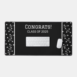 Zwart-wit Custom Desk Mat