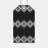 Zwart-wit Custom Gift voor u Cadeaulabel (Achterkant)