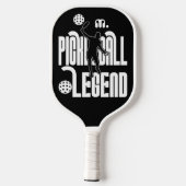 Zwart-wit Custom Monogram Pickleball Legend Pickleball Paddle (Achterkant)