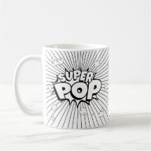 Zwart & Wit D.I.Y. SUPER POP Stripboek Pop Art 