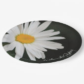 Zwart-wit Daisy Paper Bord met geel (Gekanteld)