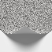 Zwart-wit Dalmatische hond Abstract patroon Cadeaupapier (Hoek)