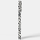 Zwart-wit Dalmatische hond Abstract patroon Case-Mate iPhone Case (Achterkant / Rechts)