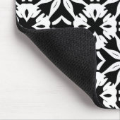 Zwart-wit Damascus patroon Muismat (Hoek)