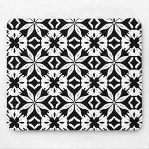 Zwart-wit Damascus patroon Muismat