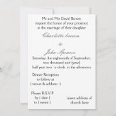 Zwart-wit Damask FAUX-lintdiamantopzet Kaart (Achterkant)